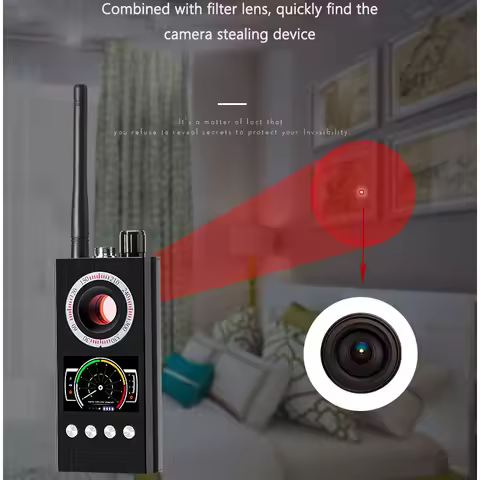 K68 Smart Anti Eavesdropping Monitoring Camera Signal Detector Anti-Stealing Magnetic Detection GPS 