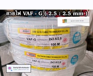 สายไฟ VAF-GRD 2x2.5/2.5 ( ยาว  10 - 100 เมตร)