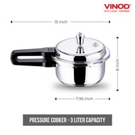 VINOD SANDWICH BOTTOM PRESSURE COOKER WITH LID 3 LTR (TCSB-3)