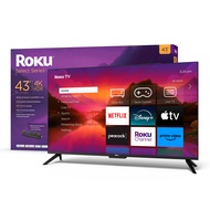 Roku Smart TV – 43-Inch Select Series 4K HDR RokuTV Enhanced Voice Remote, Brilliant 4K Picture, Aut