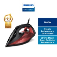 PHILIPS 7000 Series HV Steam Iron Black/Red - DST7022/40