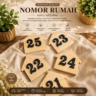 Wooden Boarding House Room Number Embossed Number Model Size 24x24 cm