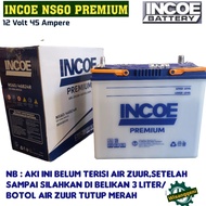 Aki Mobil Avanza/Terios/Rush/Taruna/Xenia/Katana/Escudo/APV INCOE NS60 Premium 45 AH