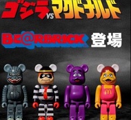 BE@RBRICK Godzilla vs McDonald's  bearbrick