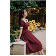 korean plain black midi polo dress for woman plus size sage green formal bodycon dress with slit 2xl