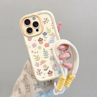 MoeCase Studio | For Realme Floral cute ins style Case - softcase / Casing HP Realme C67 C65 C63 C55