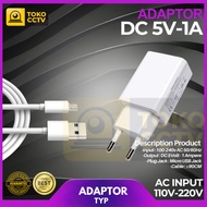 5V Adapter/1A Micro Jack For CCTV WIFI Power Adapter Charger 5V 1A Micro USB Cable