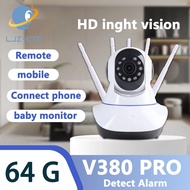 กล้องวงจรปิดV380 Pro HD 1080P กล้องวงจรปิด360 wifi Infrared night vision กล้องรักษาความปลอดภัย