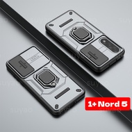 For OnePlus Nord 5 Nord5 1+ Phone Case Armor Ring Holder Casing Nord5 OnePlusNord5 1+Nord5 Soft Edge