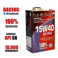15W40 SHENZO Racing oil High RPM fully synthetic 4L Engine oil Turbo Minyak BMW honda Toyota Nissan 