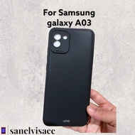 Samsung Galaxy A03 Case, Samsung Galaxy A03 Casing, Black Dove Protection Camera Silicone Softcase -