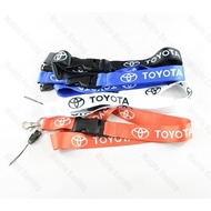 TOYOTA JDM Style Cellphone Lanyard Keychain - Car Logo Accessories for Cellphone, Keys, ID, and More