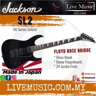 Jackson MJ Series Soloist SL2 Electric Guitar, Ebony FB, Gloss Black