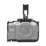 Camera Cage with Top Handle Aluminum Alloy Video Dual Cold Shoe Mount Numerous 1/4 Inch & 3/8 Thread