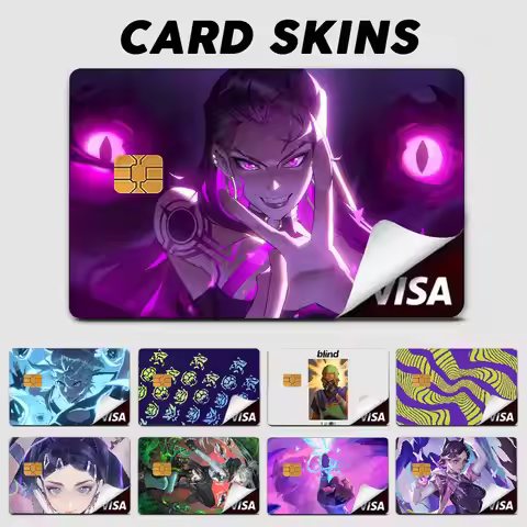 Cool FPS Popular Fashion Hot New Gaming Valorant Luxury Credit Card Film Debit Protect Bank Bus Card