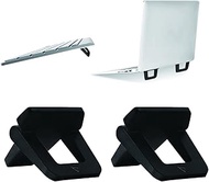 Self-adhesive mini portable laptop stand, invisible computer stand, foldable ergonomic desktop stand