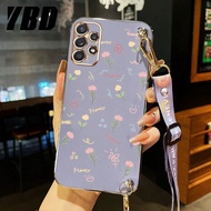 Ốp điện thoại cho Samsung ybd A53 A33 A73 A23 4G 5g Ốp điện thoại thời trang dây buộc dài toàn màn h
