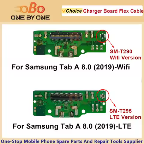 USB Charging Port Dock Connector Flex For Samsung Tab A 8.0 2019 Wifi LTE SM-T290 SM-T295 T290 T295 