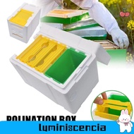 LUMINISCENCIA Beekeeper Garden Pollination Box, Beekeeping Equipment Foam Bee Hive Box Queen Bee Bre