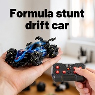 2.4G Mini RC Car Formula Racing Car 4WD Stunt Remote Control Drift Car Toy with Light Universal Whee