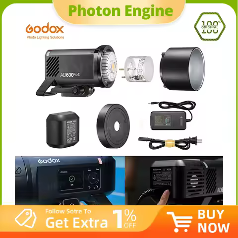 Godox 600W AD600Pro II Wireless All-in-One Outdoor Flash TTL High-speed Synchronization compatible w