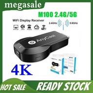 <Local Seller> 4K！M100 2019 New 2.4G / 5G AnyCast 4K Wireless Display TV Dongle Receiver