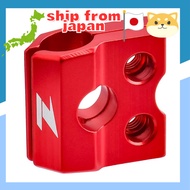 ZETA RACING Brake Line Clamp Aluminum Red for KX65 '00-22, KX80/85/100 '89-22, KX112 '22, KX125/250 