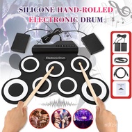 drum pad electronic drum set Portable Electronic Drum USB Charge   Silicone Electric