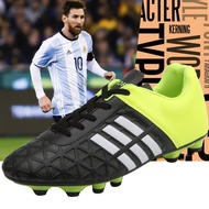 【บางกอกสปอต】 รองเท้าฟุตบอลผู้ชาย     - ราคาที่ดีที่สุด --- รองเท้าฟุตบอลเด็ก คลีทเด็ก หนัง PVC พื้นรองเท้าเย็บใหม่ ไซซ์ 33-44 รูปใหม่ ทุกคู่