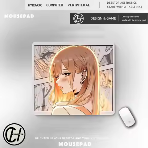 ATK Dream Anime Girl Mouse Pad 45x40 Marin Kitawaga Desk Pad Desktop Computer Keyboard Mouse Pad Boy