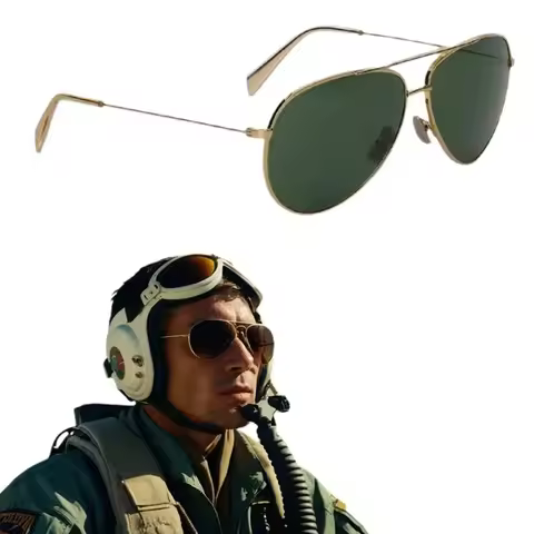 Ready Stock M'sia Original Men Sunglasses UV400 for Travel, Driving, Fashion Aviator Alloy Frame