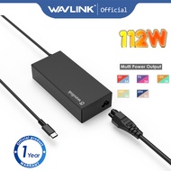 Wavlink 112W Universal Charger Portable USB C Laptop Adapter 100W AC Adapter Computer Power Supply C