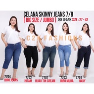 Jumbo 7/8 Jeans / Women's Jeans / Jeans Shorts / Bigsize Jeans