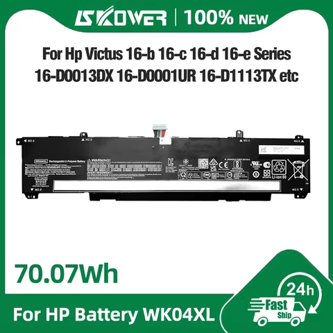 70.07Wh WK04XL Battery for HP Omen 16-b 16-b0172tx 16-c 16C0035nt Victus 16-e 16-e0015np 16-d 16-d01
