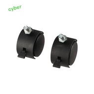 CYBERLINX Chair Wheel Plate Nylon with Brake Replacement For Industrial Furniture Rotating Black Sil