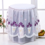 Round Rice Cooker Cover Multifunctional European Style Cover Towel Fabric Lace Rice Cooker Household Cover Cloth Anti-dust Cover