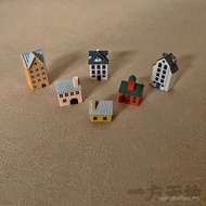 Scene Model Simulation Miniature Mini Small House Building Building Miniature Sand Table Props Lands