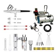 Air Pump HD-130 Air Compressor Model Silent Spray Paint Mini Airbrush Piston Set Small Color Paintin