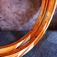 วงล้อ ขอบ17 ล้อ AKRONT สายฟ้า/หมากรุก/ ทูโทน 1.40 - 17 ทำจากวัสดุแข็ง สีทนทาน ลายสายฟ้า ทรงA ขนาด1.4