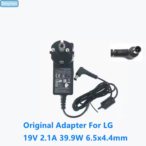 Original AC Adapter Charger For LG 19V 2.1A 39.9W 40W ADS-45FSQ-19 19040EPG-1 ADS-45FSN-19 AD2137S20
