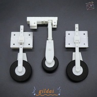 GILDAI RC Plane Landing Gear, DIY KT Board SU27 Assembly Kit, Toy Accessories Steering Wheel Light W