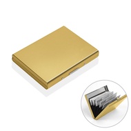 Dompet Tempat Penyimpanan Kartu Nama Kredit Card Holder ATM RFID Stainless Steel Case Box Pria Wanit