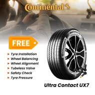 CONTINENTAL 225/55R19 ULTRA CONTACT UX7 NEW TYRE (WITH INSTALLATION)