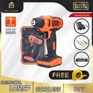 Black&amp;decker Ld12sp-b1 Cordless Driver Drill 12v Plus 13-piece Accessories Box (ld12sp)