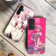 Puella Magi Madoka Magica 03 Glass Phone Case For Samsung Galaxy A14 A16 A30 A22 A32 A33 A15 A35 A42