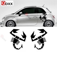 Car Side Stripes Sticker Italian All Fiat 2pcs for  Punto 500 Abarth Scorpion Sticker