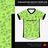 Catalogue 2024 - 014 | Sublimation Jersey, T-Shirt &amp; More Design Template | Adobe Illustrator