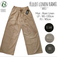AKMAL RAMI LINEN CULOTTS
