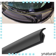 YNATURAL Car Windshield Cowl Rubber Seal Strip, Black Rubber Car Weather Stripping, Durable Cuttable
