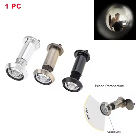 1 PC Door Viewer 16mm / 0.63inch 200 Degree Peephole Drill Bit Set for 1.57inch to 2.56inch Doors Th